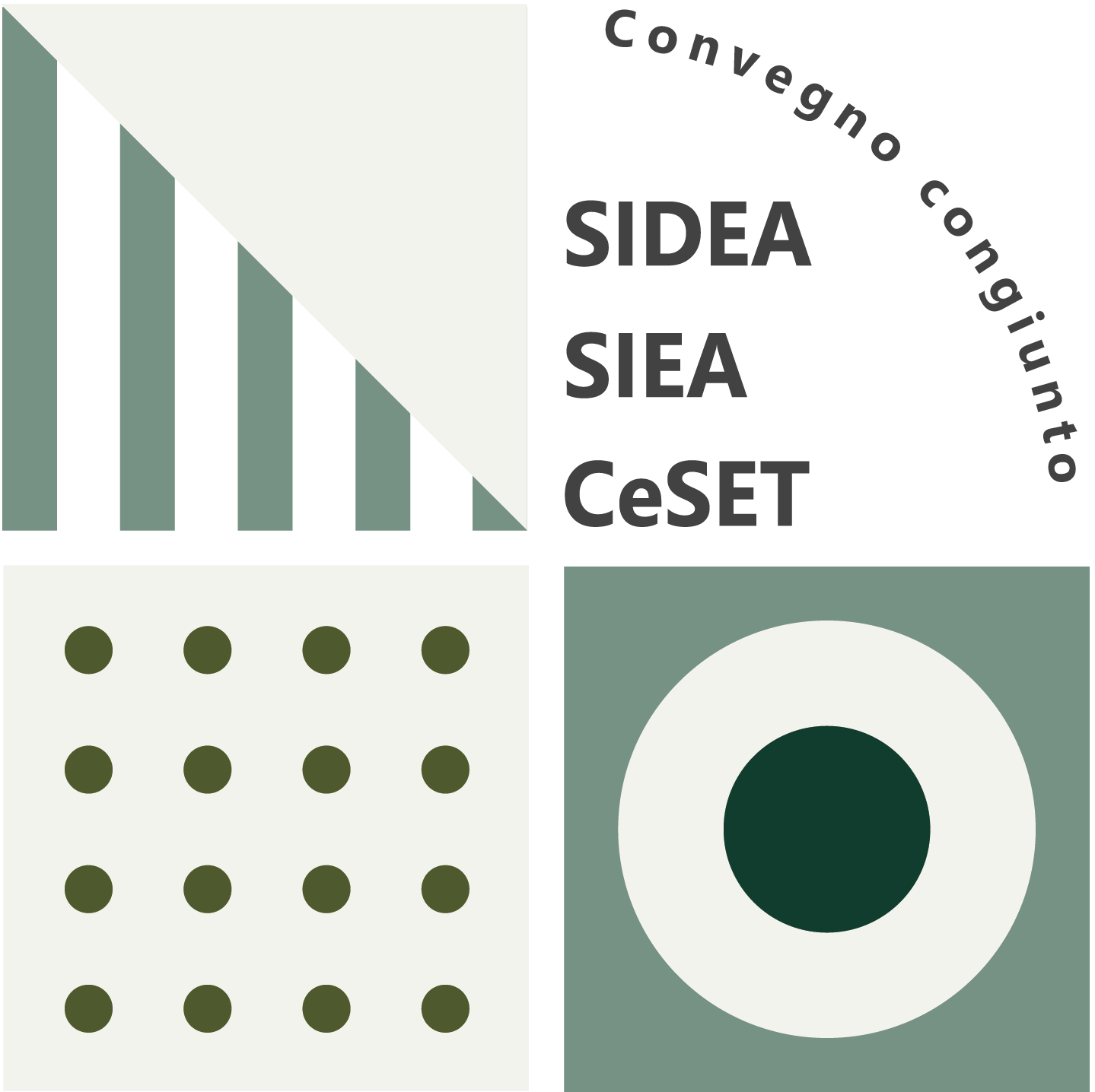 Logo II° Convegno Congiunto SIDEA SIEA CeSET